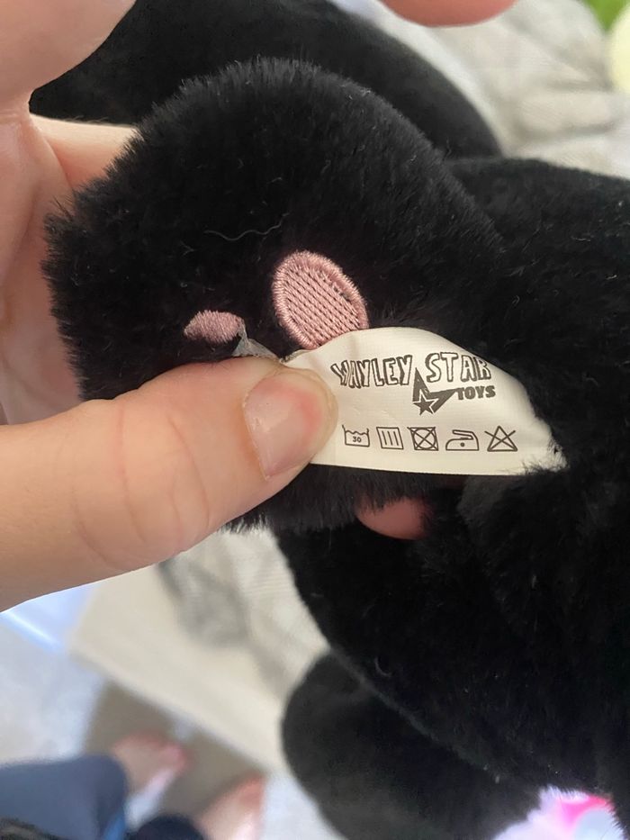 Peluche chat noir - photo numéro 2