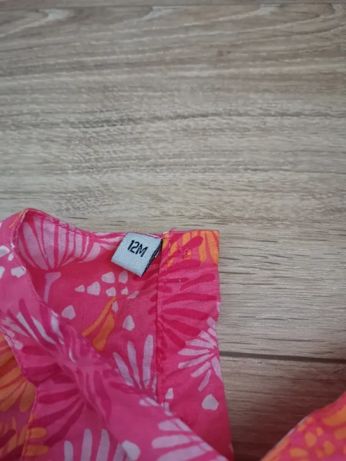 Lot de 2 robes d'été fille 1 an - photo numéro 3