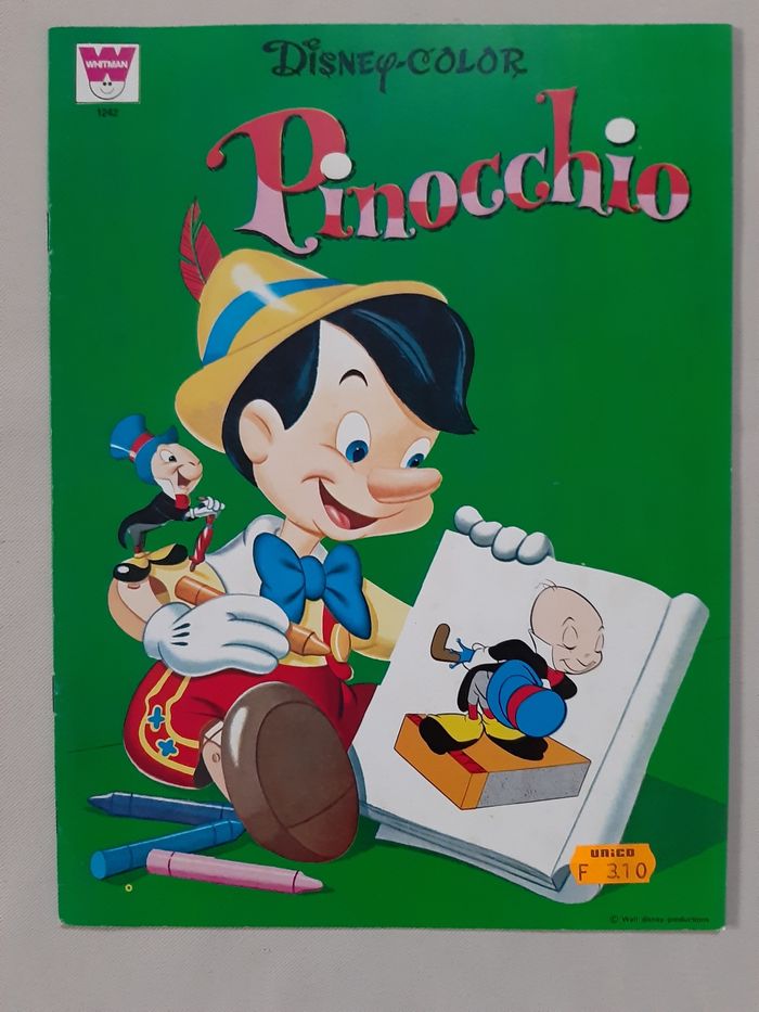 Cahier de coloriages - Pinocchio - Disney-color
