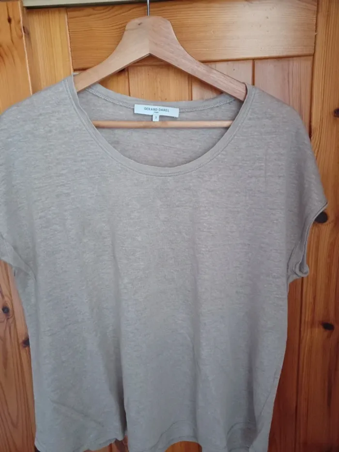 Top beige taupe Gérard Darel