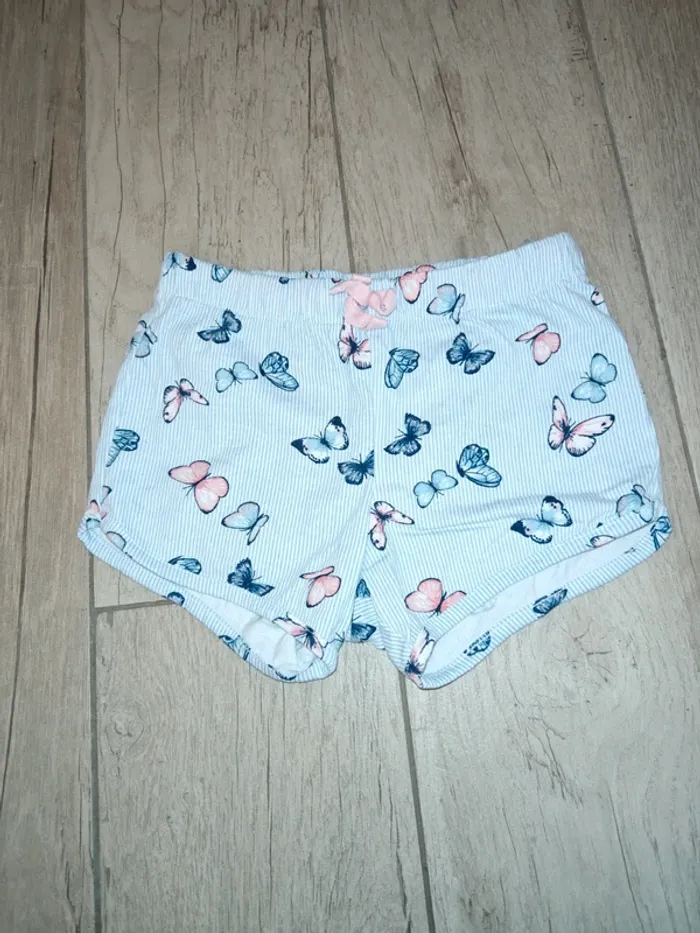 Ensemble d'été short papillon et débardeur 3 ans - photo numéro 2