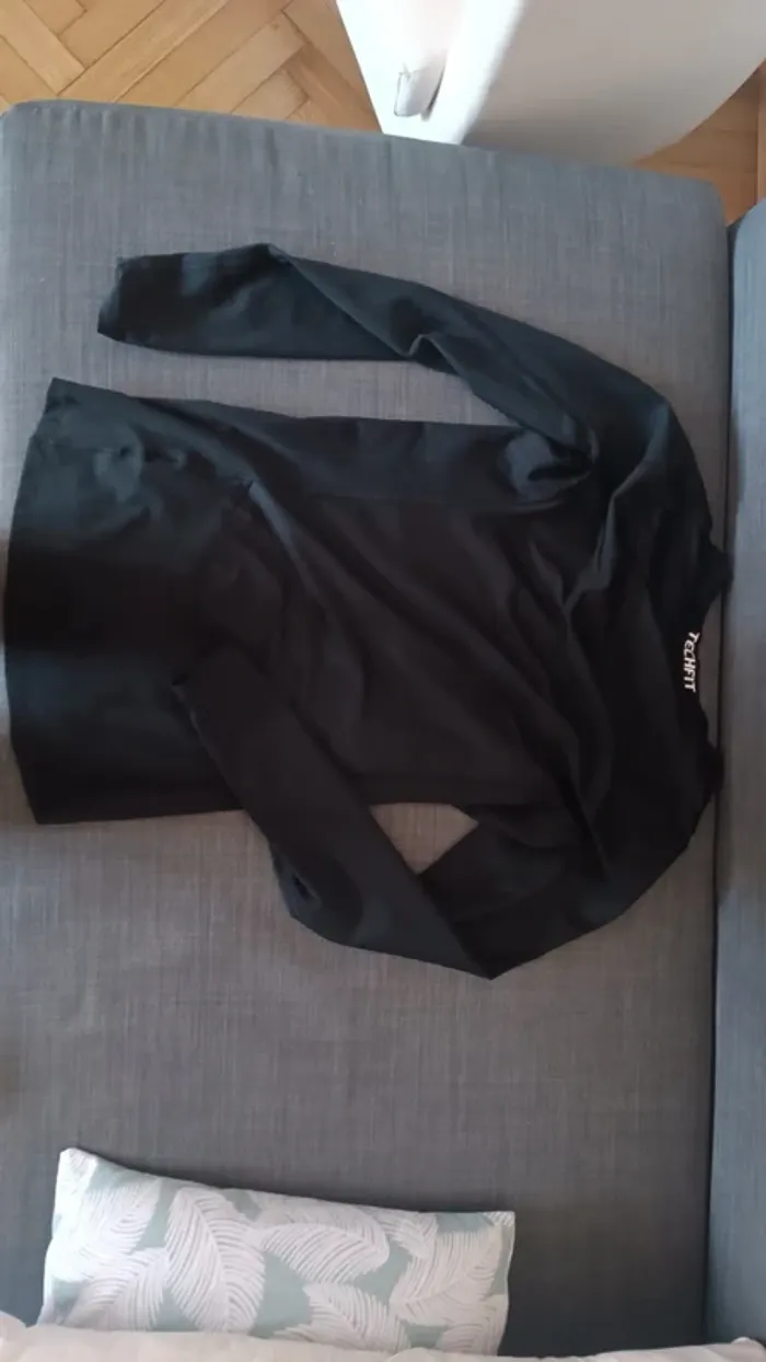 Maglia maniche lunghe Adidas nera - photo numéro 6
