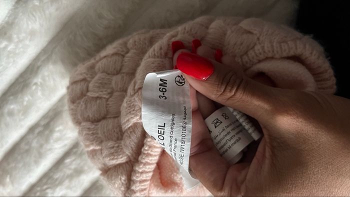 Ensemble bonnet echarpe 3/6mois - photo numéro 4