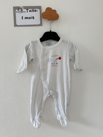 Pyjama / dors bien / grenouillère - taille 1 mois 🌼