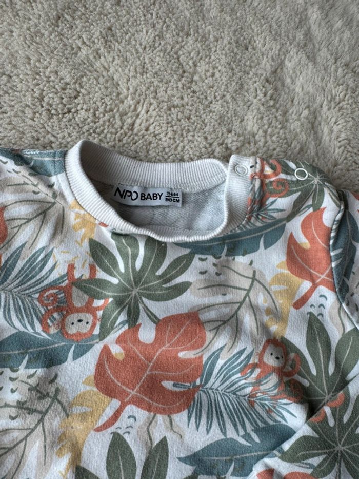 👕 lot de 3 pulls - bébé 36 mois - 3 ans NPO - très bon état - photo numéro 3