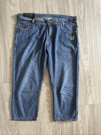 Bermuda Pantacourt en jean denim Longboard T44 XXL