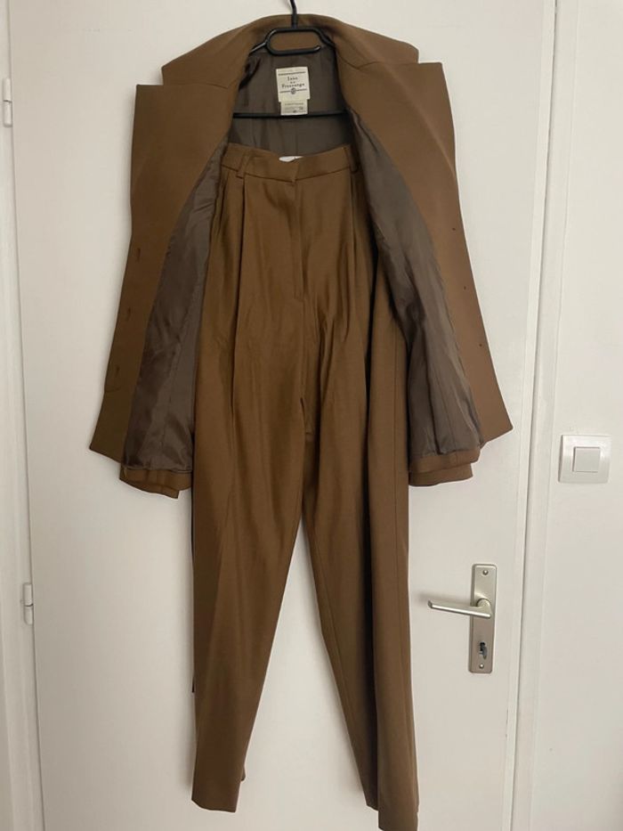Ensemble costume marron Inès de la Fressange 38 - photo numéro 4