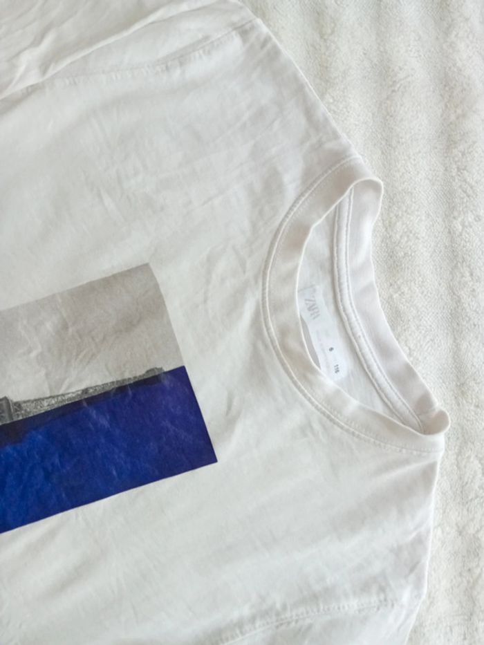 Tshirt ML garçon 6ans 🩶🤍 - photo numéro 2