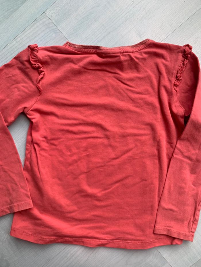 T shirt manches longues rose garcia 6/7 ans - photo numéro 3