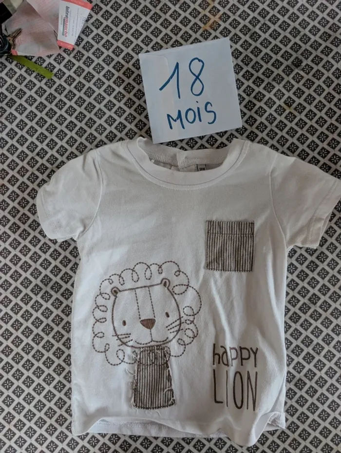 Tee shirt bébé garçon 18 mois