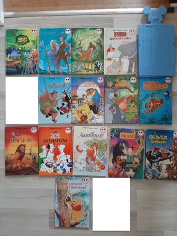 Collection Livres Disney "Mickey_Club du livre" + Support