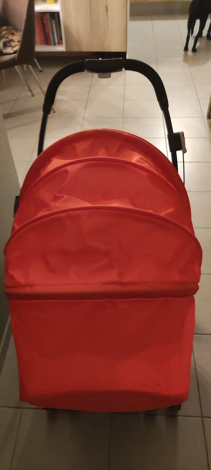 Poussette réversible 1er âge Prémaman Orchestra rouge - photo numéro 6