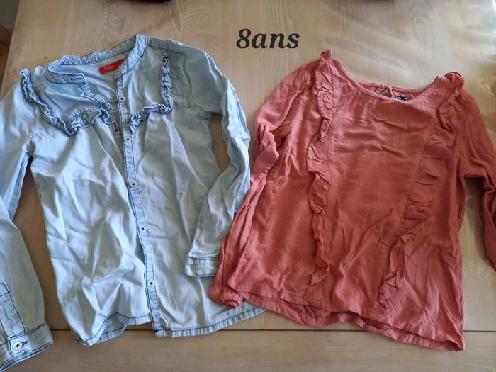 Lot chemises 8ans