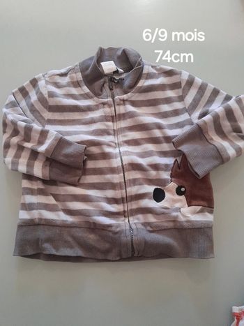 Gilet garçon 9 mois 74cm