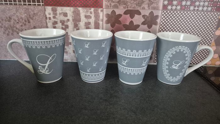 Lot de 4 tasses linvosges