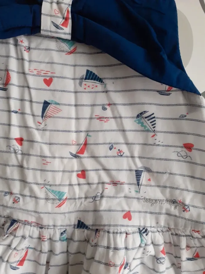 Robe à bretelles thème bateaux - photo numéro 3