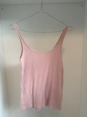 Débardeur côtelé rose Undiz Taille S