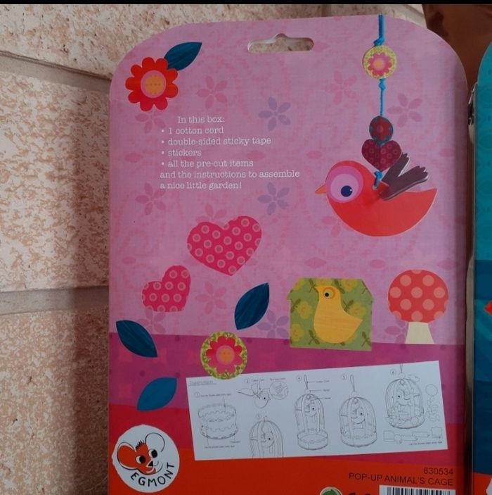 Loisir créatif/Enfant: Kit Pop-up "Cage & Oiseau" - photo numéro 2