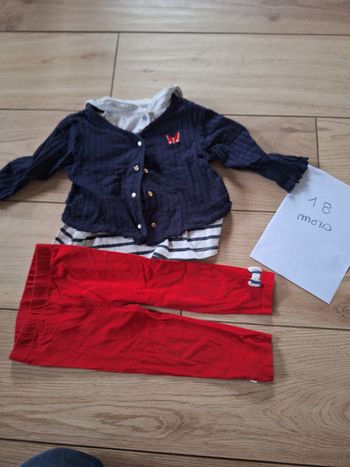 Ensemble orchestra bébé fille 18 mois