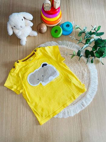 T-shirt manches courtes obaïbi 12 mois