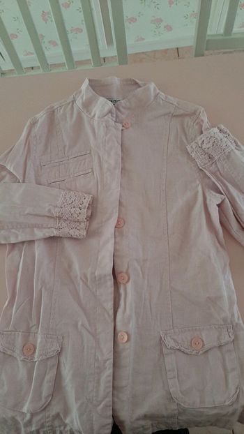 Veste lin 14 ans okaidi fille rose