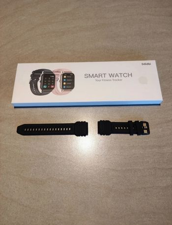 Bracelet de montre noir mat