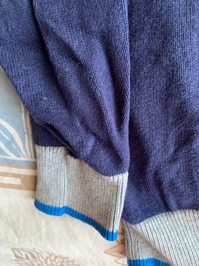 Gilet à boutons C&A bleu marine t98 - photo numéro 6