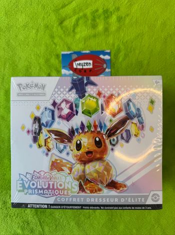 Coffret Dresseur d'Élite ETB Pokémon Évolutions Prismatiques EV8.5 Neuf et scellé