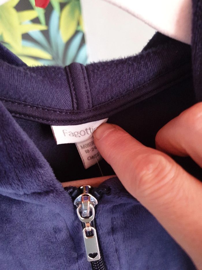 Veste velours fille - photo numéro 3