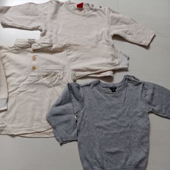 4Hauts manches longues 18mois2ans