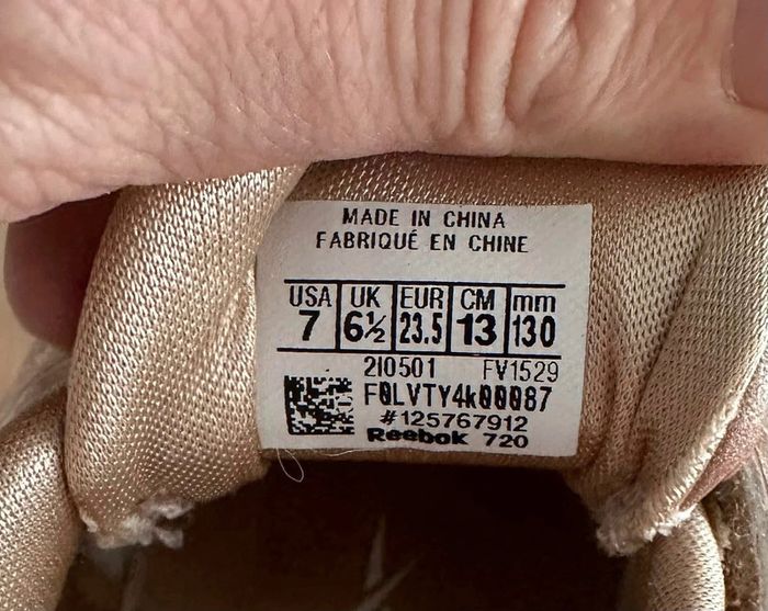 Baskets fille Reebook taille 23,5 - photo numéro 10
