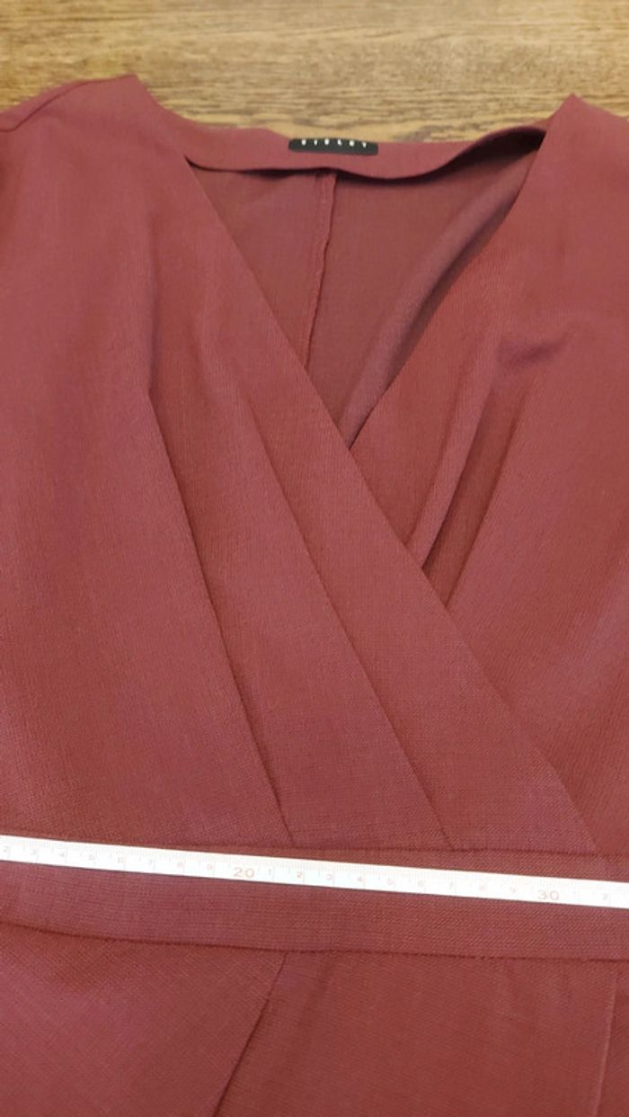 Robe Bordeaux  Sisley taille L - photo numéro 15