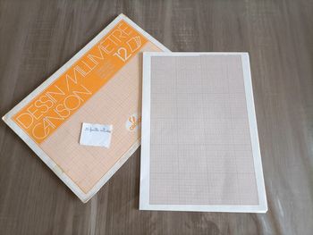23 feuilles papiers millimétré Canson