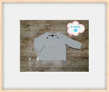 Joli pull garçon 6 mois 68 cm