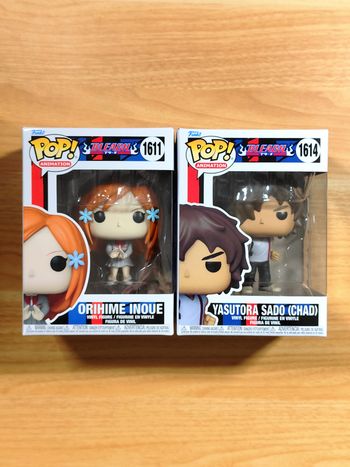 Lot 2 Funko Pop! Bleach : Orihime Inoue 1611 & Yasutora Sado (Chad) 1614