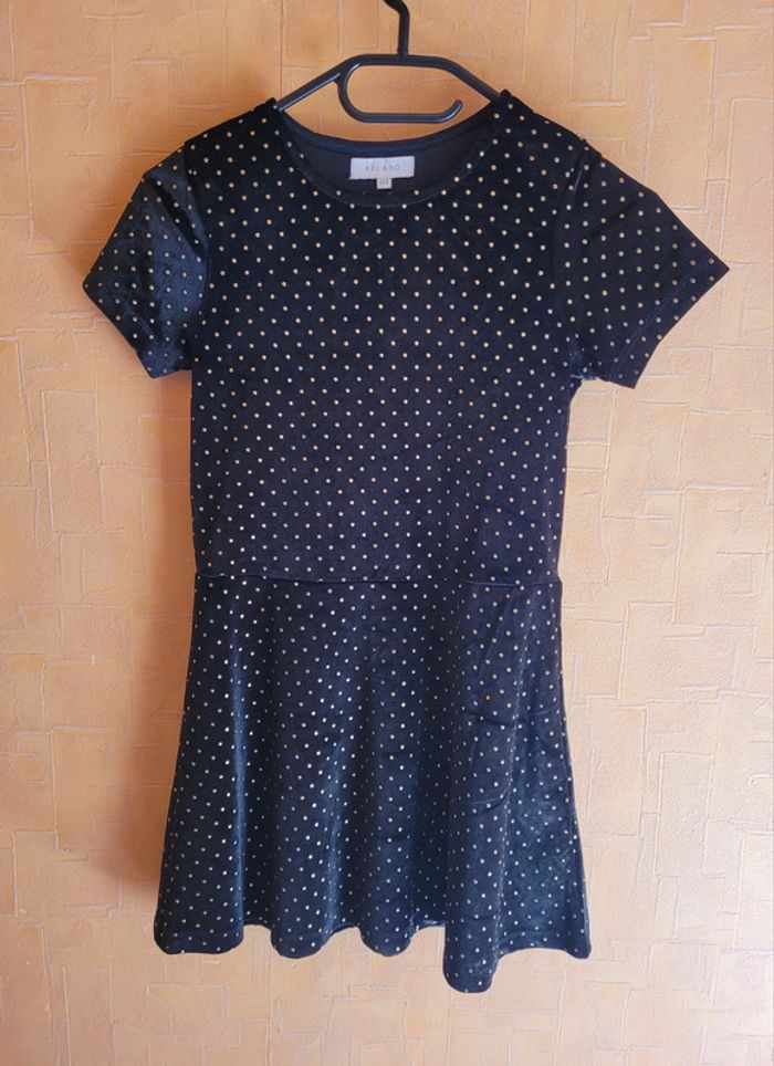 Robe velours fille