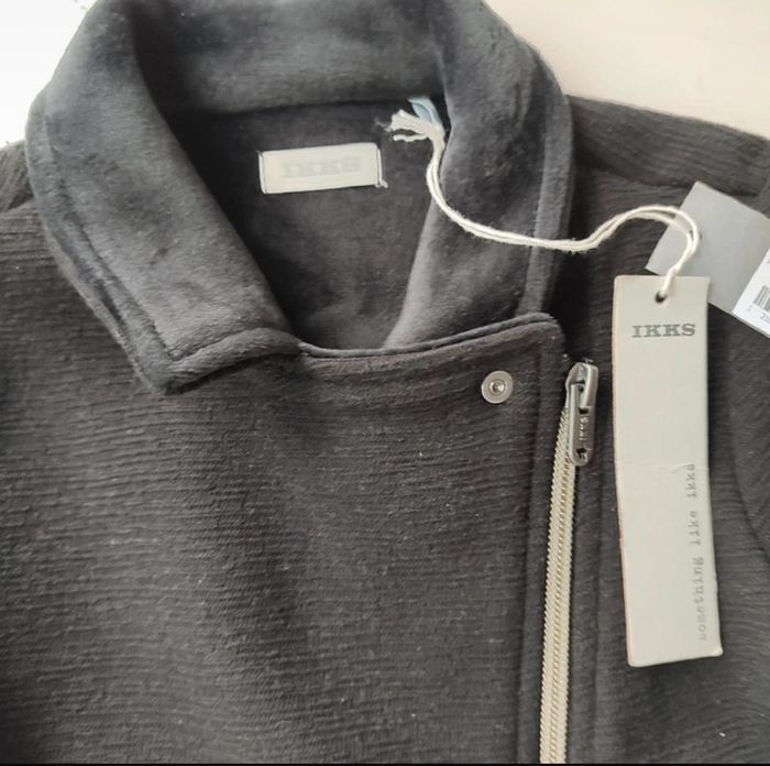 Veste perfecto noir doublé velours pour enfants de 3 ans ou 98 cm, IKKS - photo numéro 5