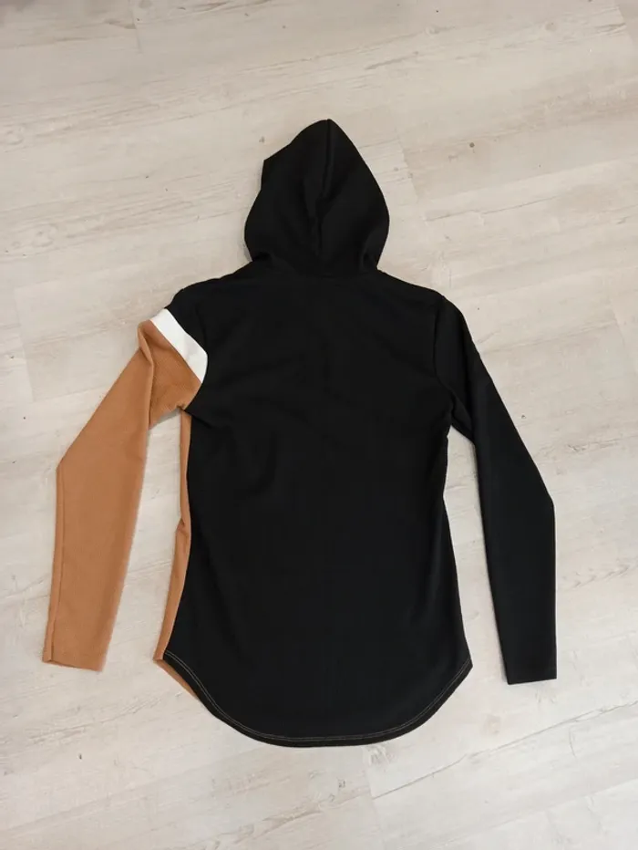 Pull fin homme Camel et noir homme taille S - photo numéro 4