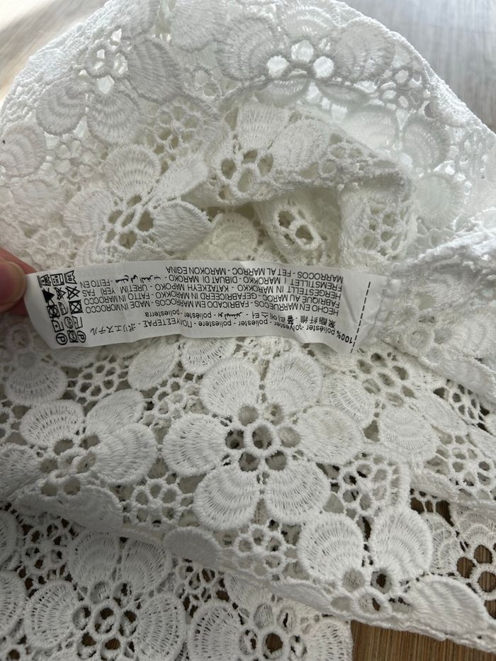 Boléro en dentelle blanche Zara - photo numéro 5