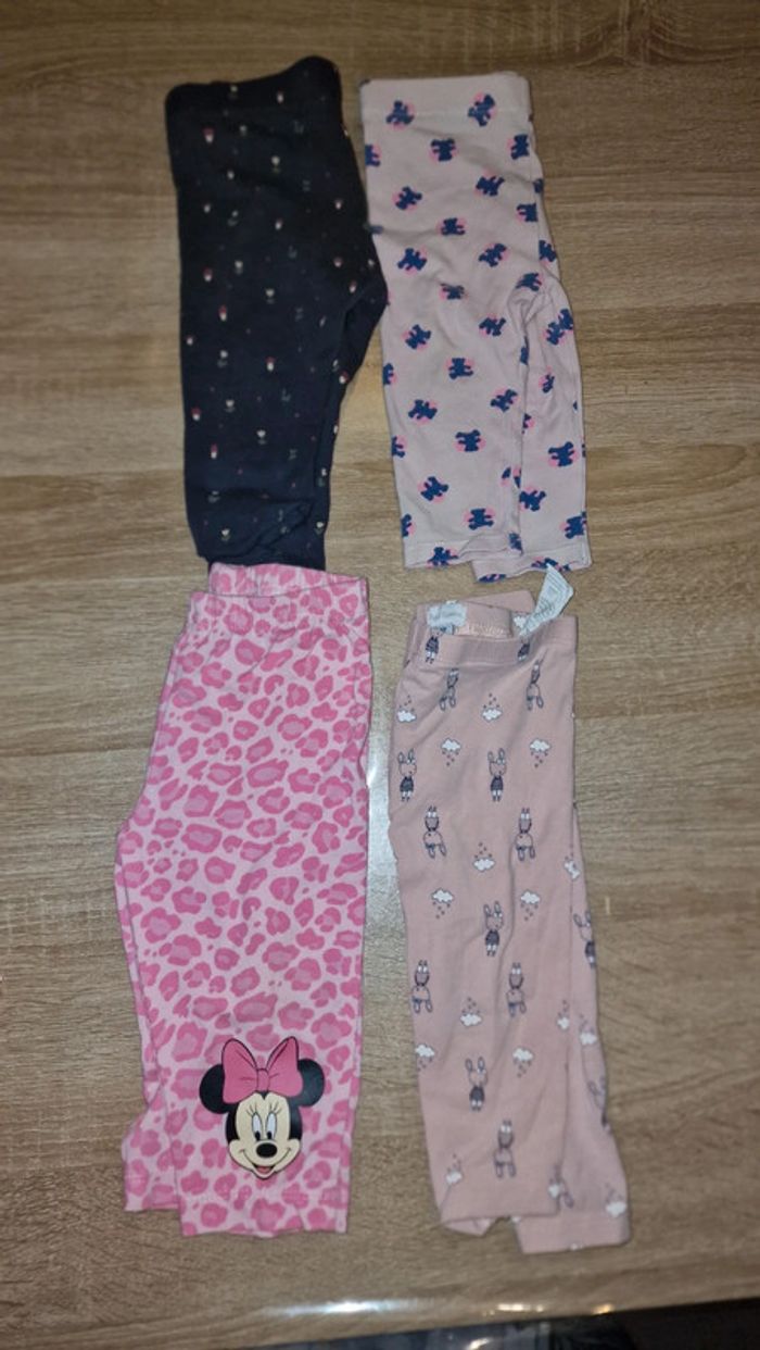 Lot de 4 legging 12 mois