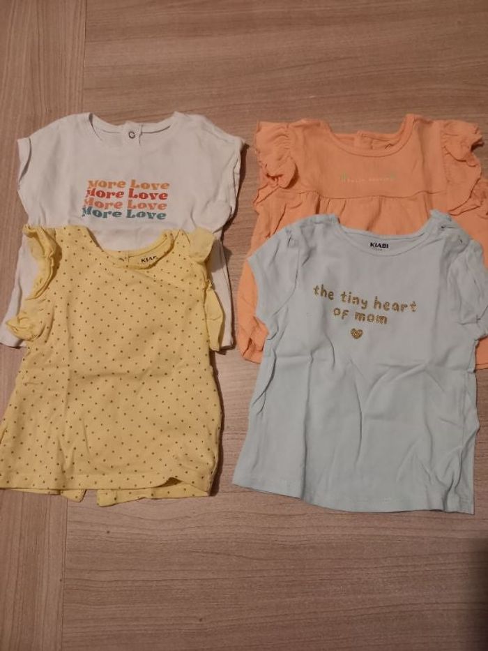 Lot 4 tee shirt manches courtes