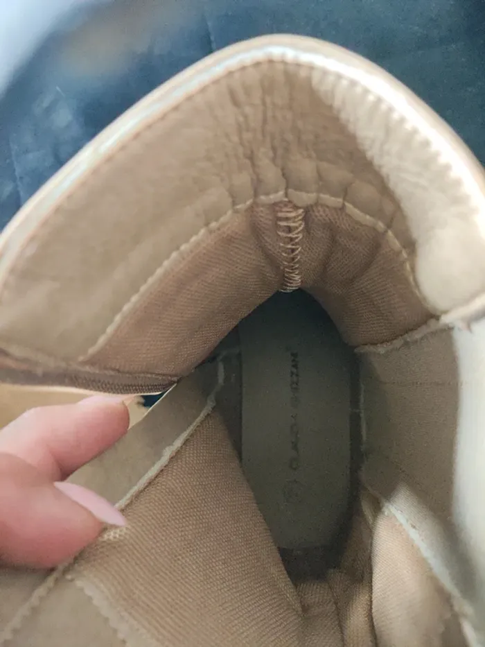 Botte beige façon daim taille 39 beige - photo numéro 16