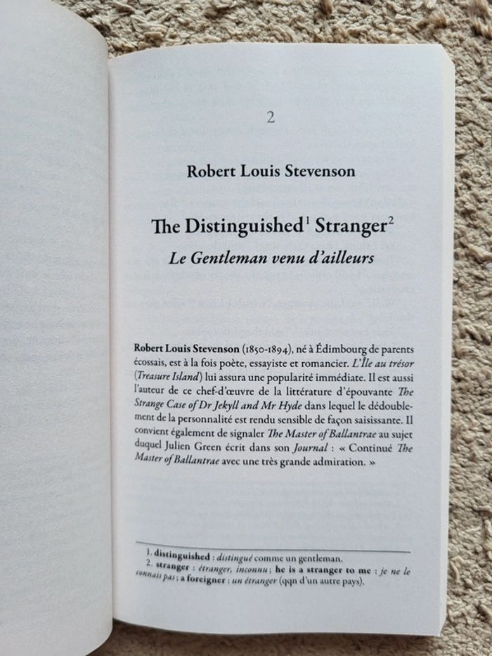 Livre bilingue Français / anglais 18 très courtes nouvelles anglaises et américaines - photo numéro 7