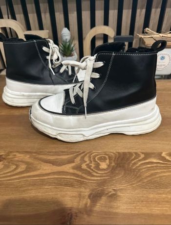Baskets noires  Avec semelles compensées
