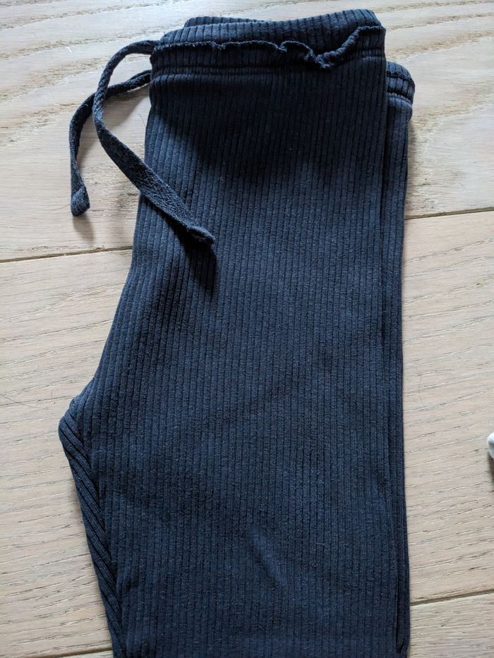 Lot de 2 pantalons leggings fille 24 mois - photo numéro 3