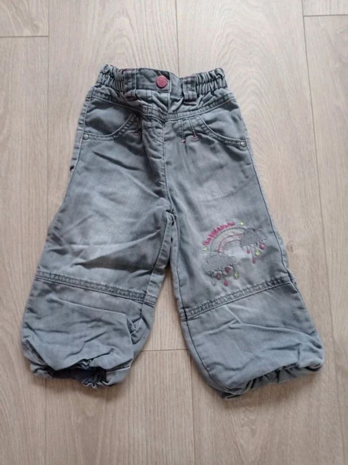 Lot de 2 pantalons jean boule gris Orchestra 18 mois - photo numéro 2
