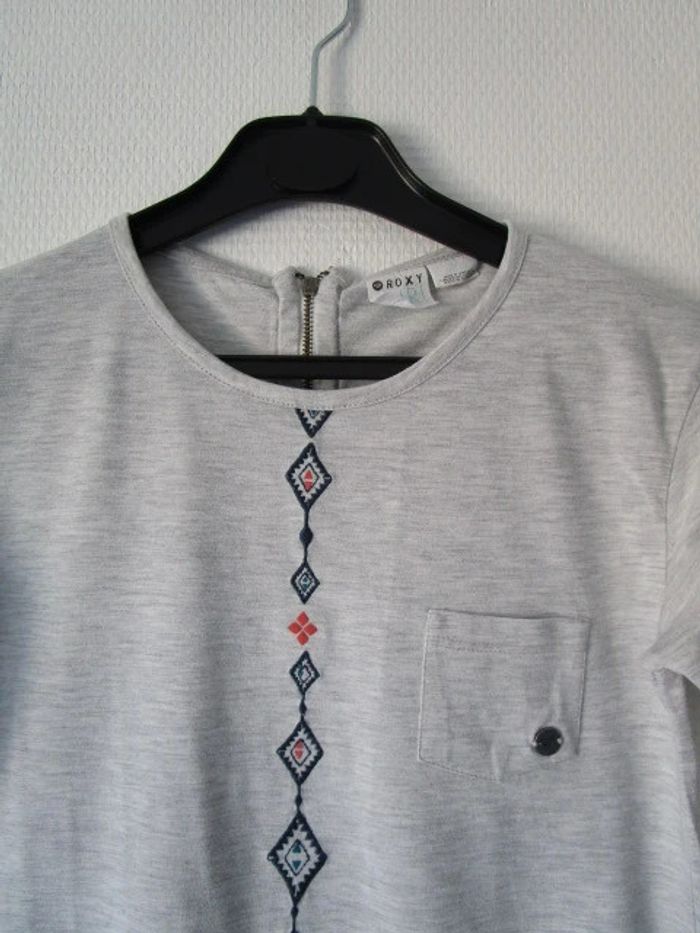 T-shirt gris Roxy 12 ans - photo numéro 3
