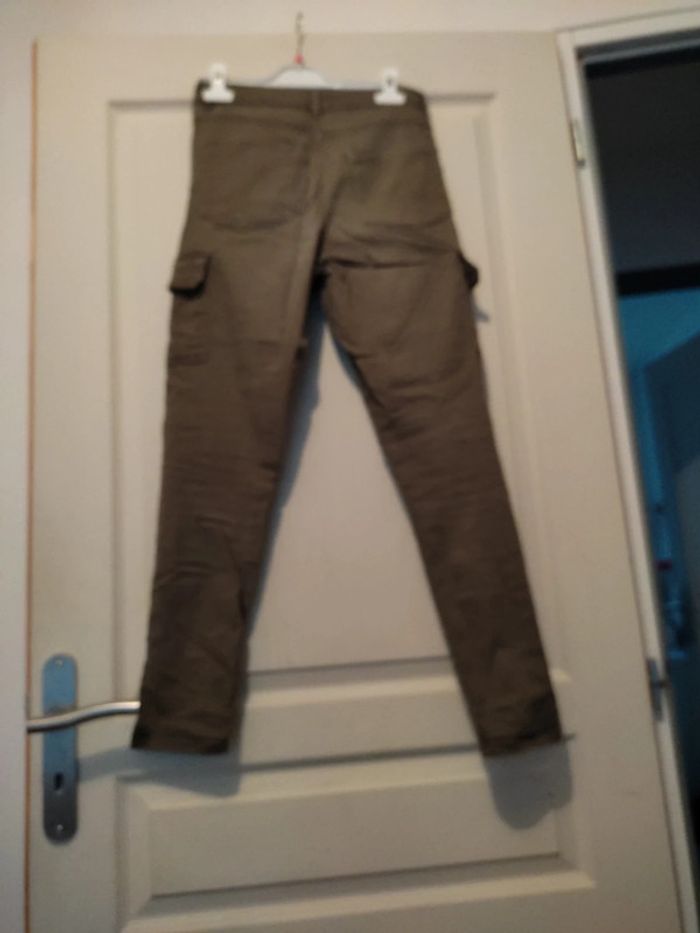 Pantalon kaki,taille haute - photo numéro 3