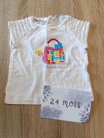 T-shirt manche courte 24mois