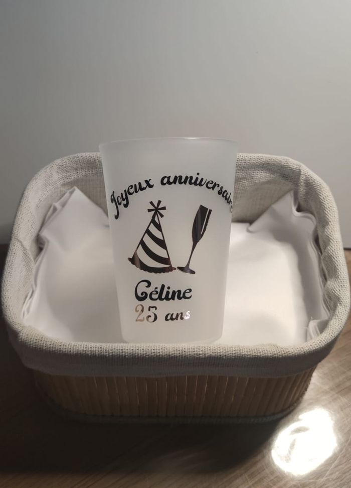 Verres personnalisés pour vos anniversaires ou autres évènements - photo numéro 3
